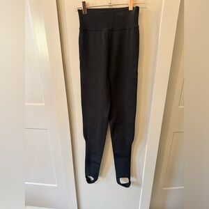 Victoria Beckham Black stirrup legging